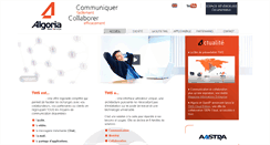 Desktop Screenshot of algoria.fr