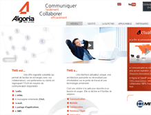 Tablet Screenshot of algoria.fr